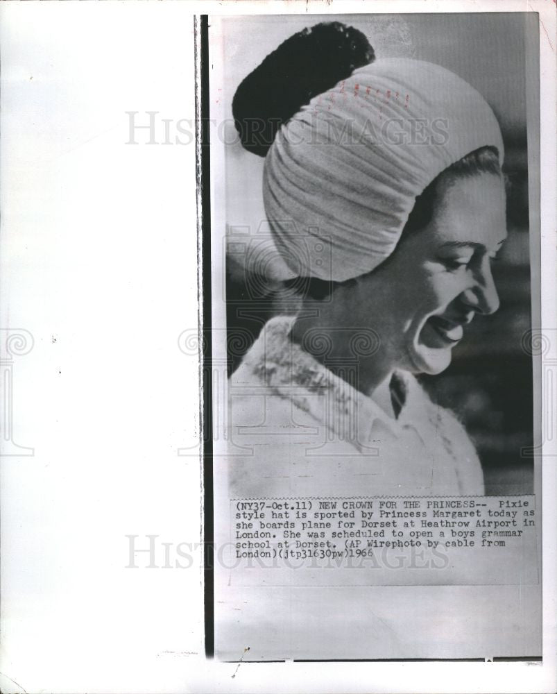 1966 Press Photo Princess Margaret, Countess of Snowdon - Historic Images