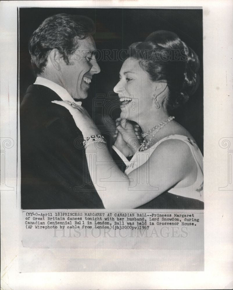 1967 Press Photo Princess Margaret Canada Centennial - Historic Images