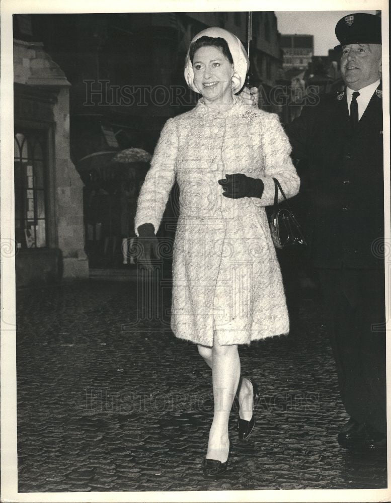 1968 Press Photo Princess Margaret Westminster Abbey - Historic Images