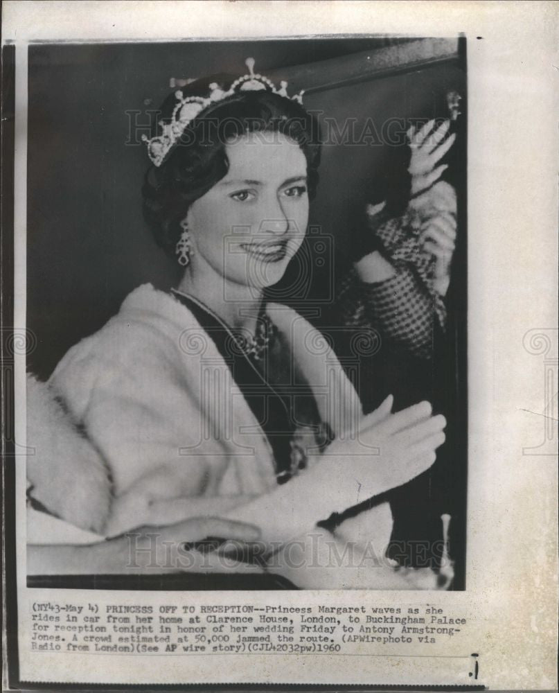 Press Photo Princess Margaret Antony Armstrong - Historic Images