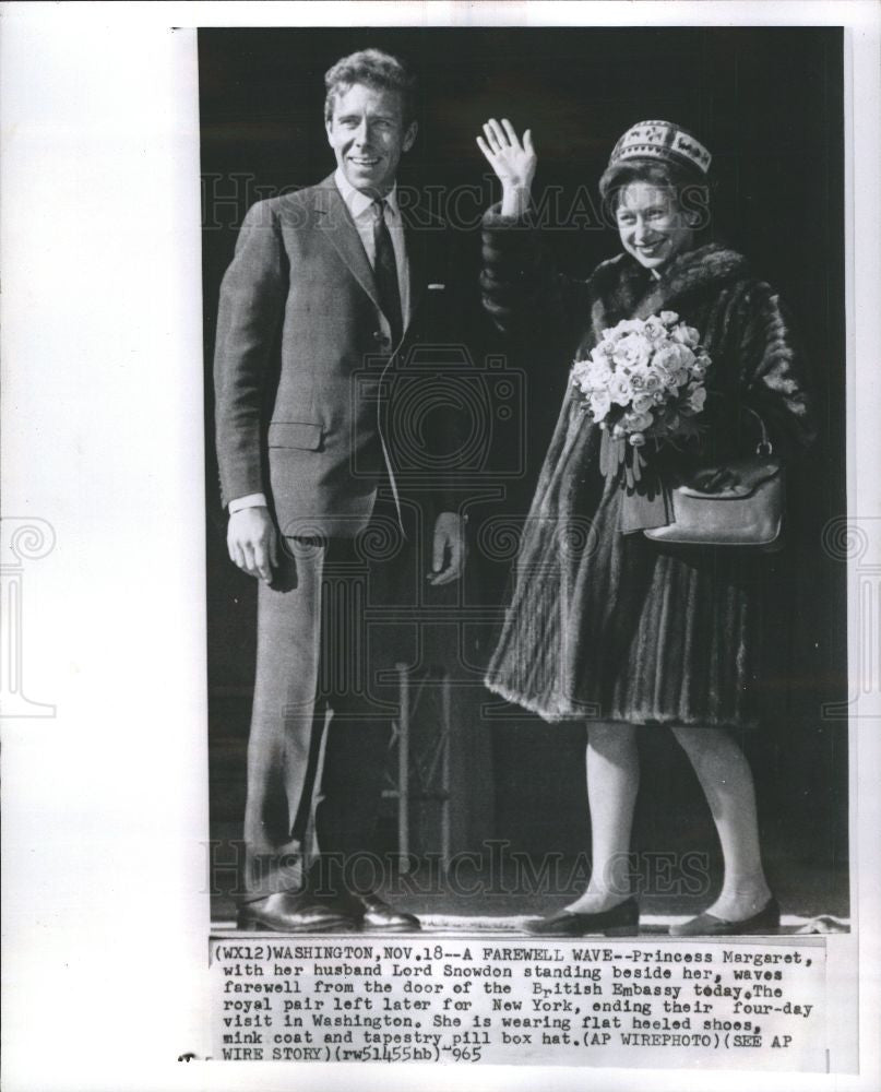 1965 Press Photo Princess Margaret, Countess of Snowdon - Historic Images