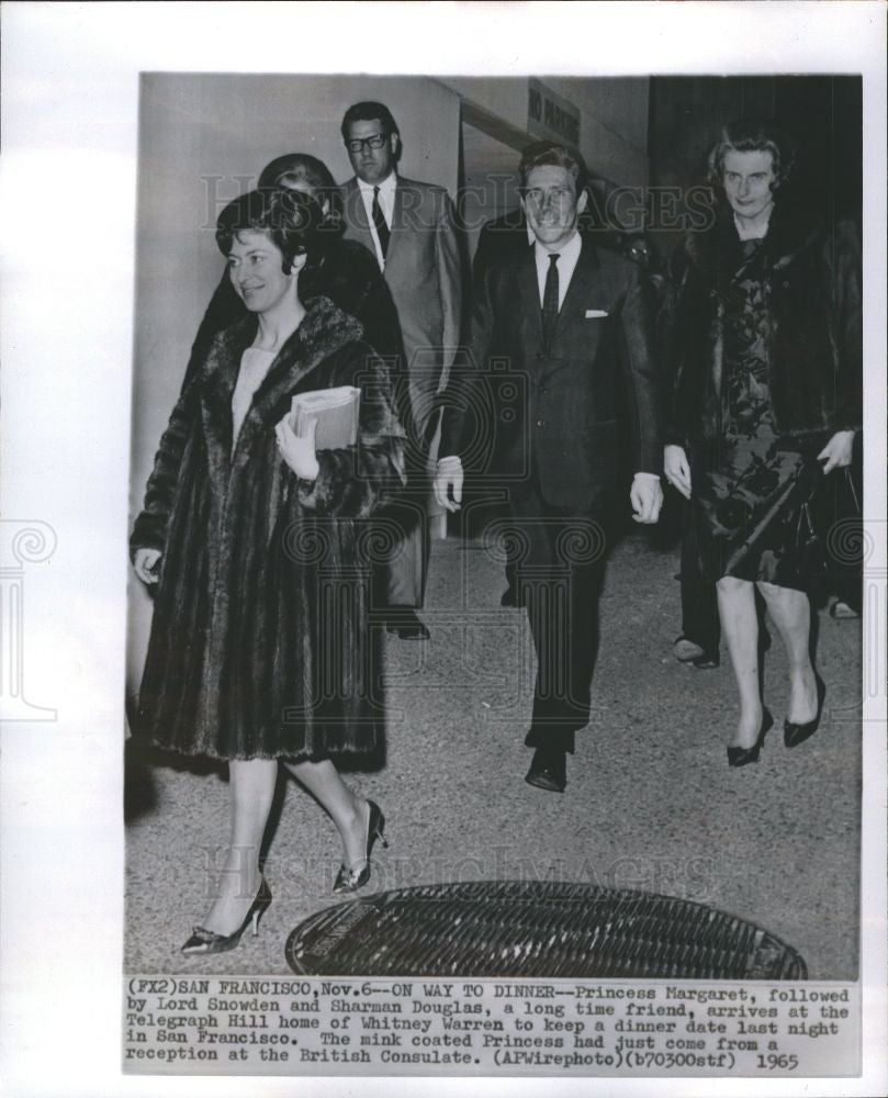 1965 Press Photo Princess Margaret Lord Snowden - Historic Images