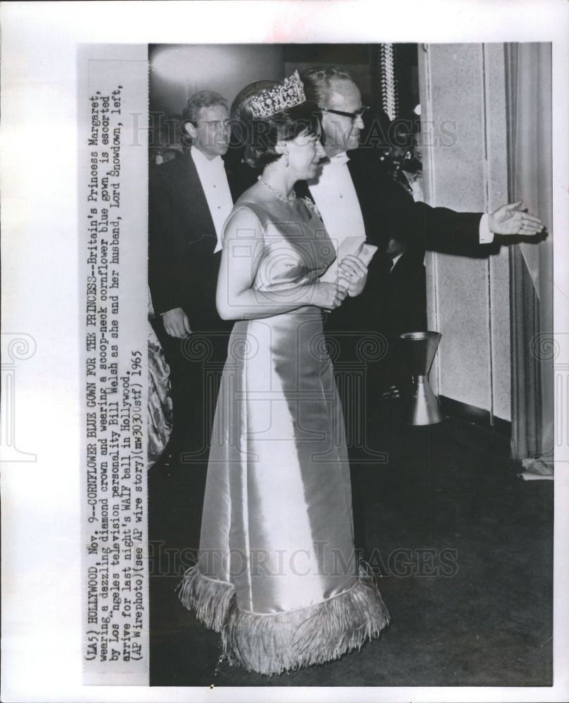 1965 Press Photo Margaret Princess Lord Snowdown - Historic Images