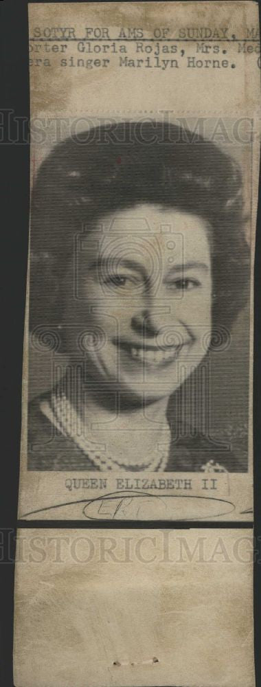 1970 Press Photo Elizabeth II - Historic Images