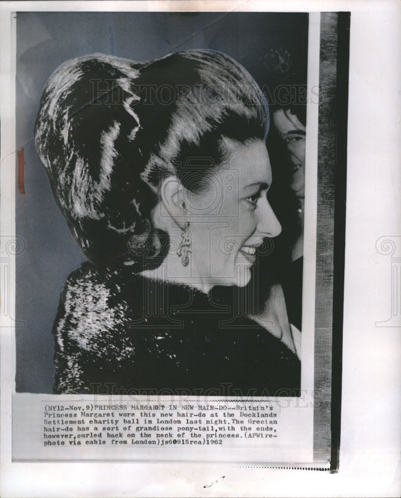 1962 Press Photo Princess Margaret Britain Ball - Historic Images