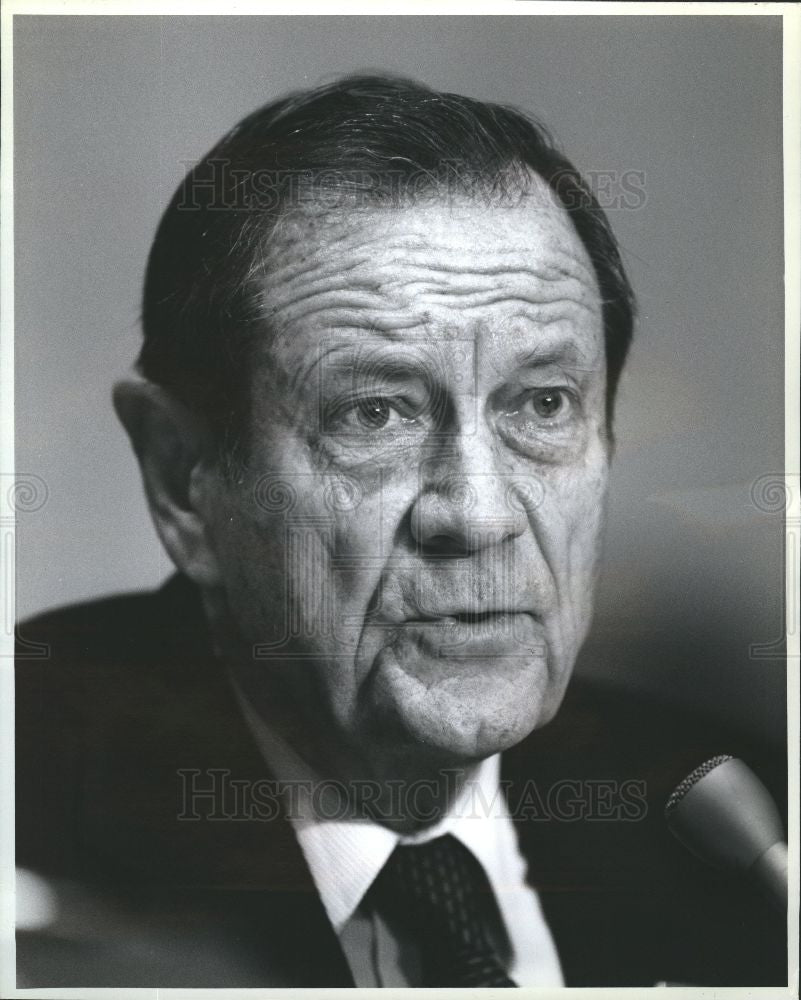 1990 Press Photo James Grant unicef director - Historic Images