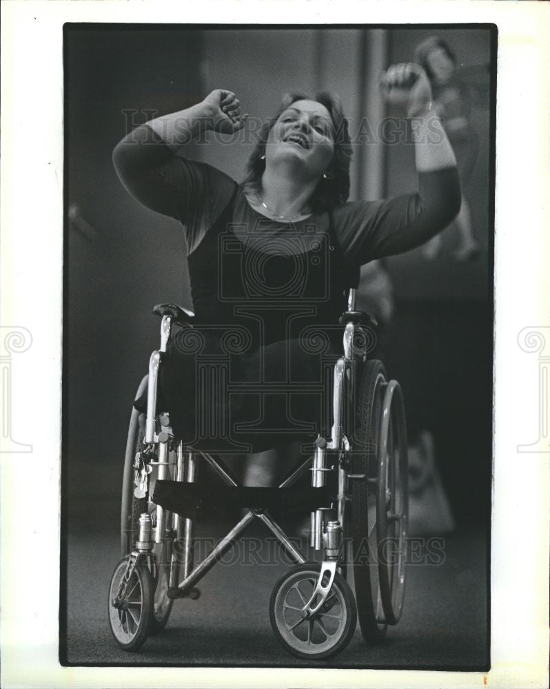1985 Press Photo Handicapped - Historic Images