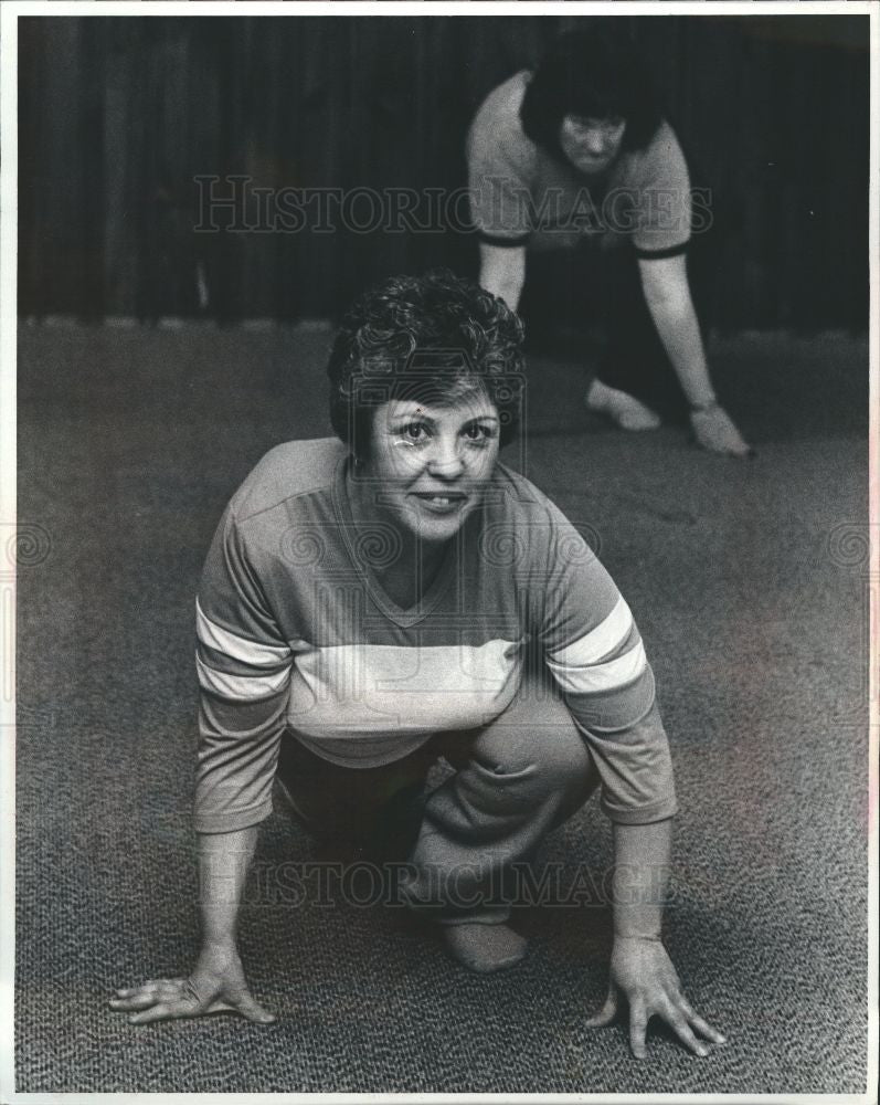 1989 Press Photo carol alonzo christian exercise class - Historic Images