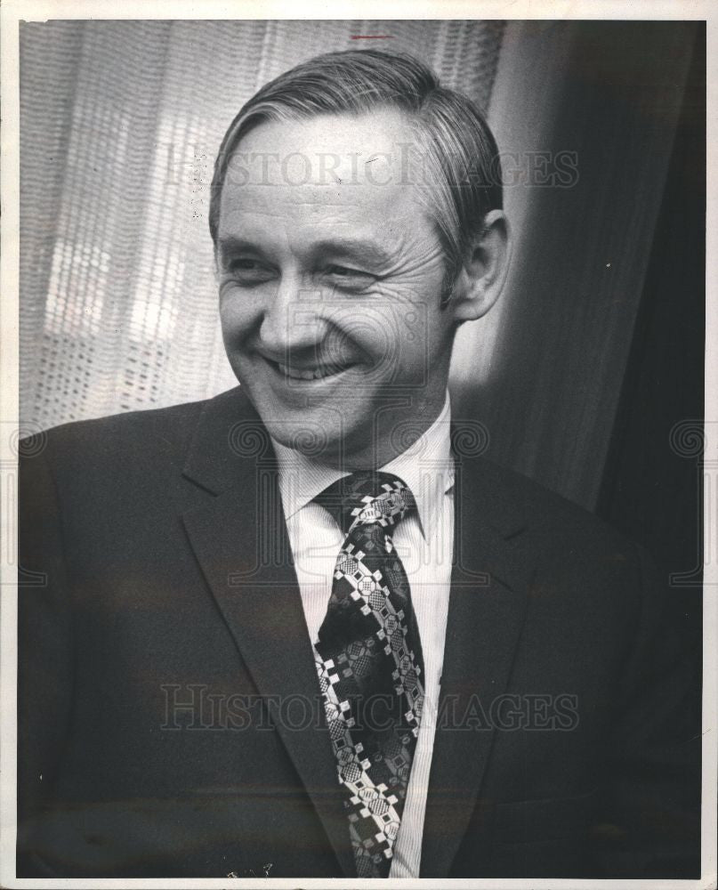 1972 Press Photo C. Jackson Grayson Jr. dean FBI agent - Historic Images