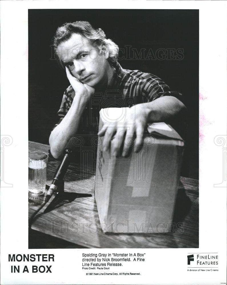 1994 Press Photo Spalding Gray actor playwright artist - Historic Images