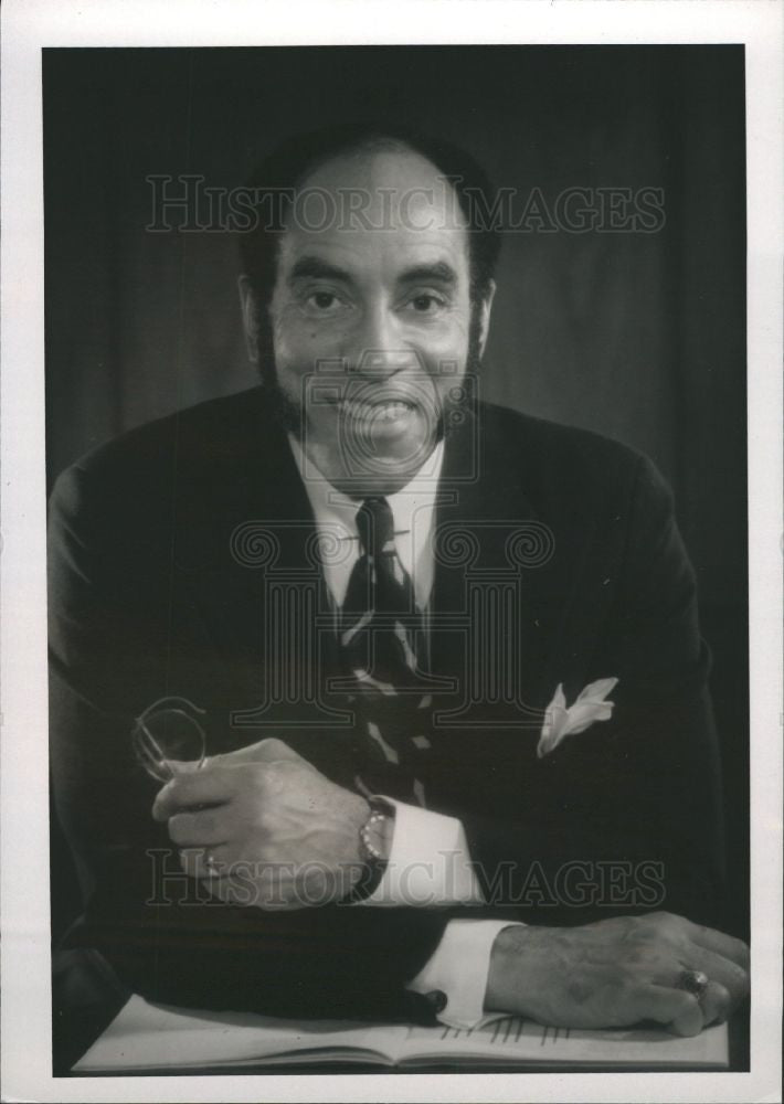 Press Photo Earl Graves (Publisher) - Historic Images