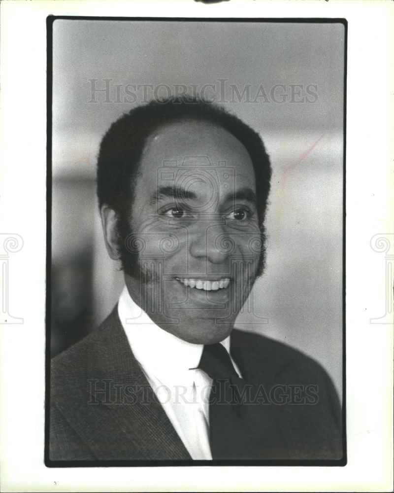 1986 Press Photo Earl Graves Publisher - Historic Images