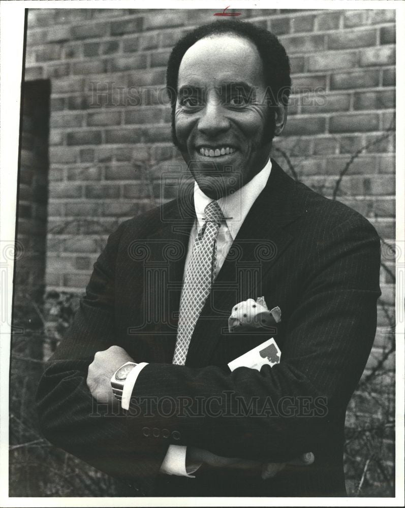 1983 Press Photo Earl Graves Publisher - Historic Images