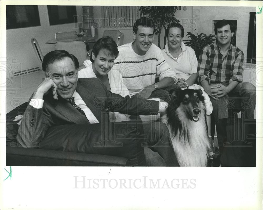1986 Press Photo Judge - Historic Images