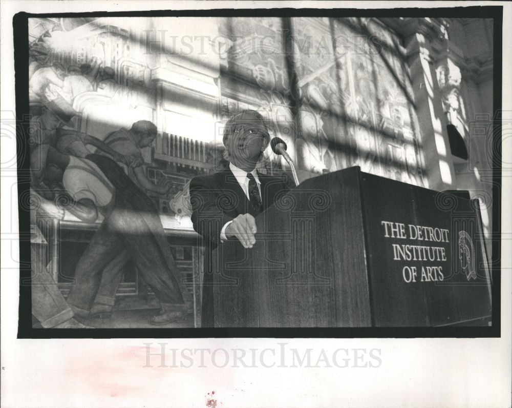 1989 Press Photo Michael Graves DIA Institute of Arts - Historic Images