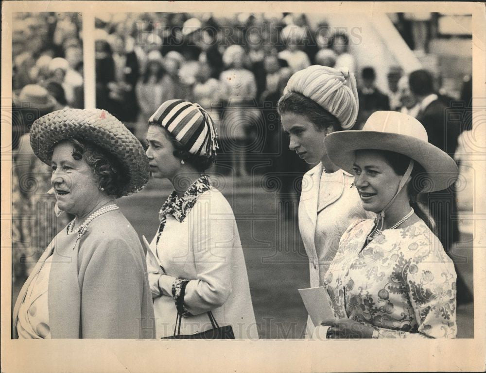 1971 Press Photo Princess Anne Margaret Ascot Stakes - Historic Images
