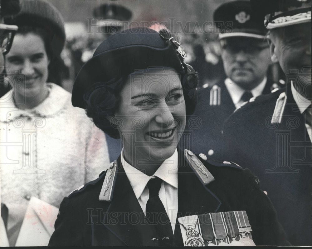 1966 Press Photo Princess Maraget royal nurse Brigade - Historic Images