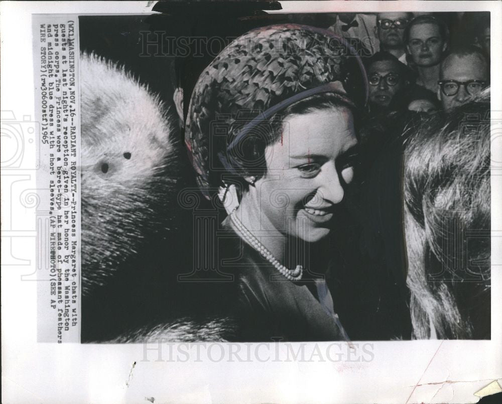 1965 Press Photo Princess Margaret Countess of Snowdon - Historic Images