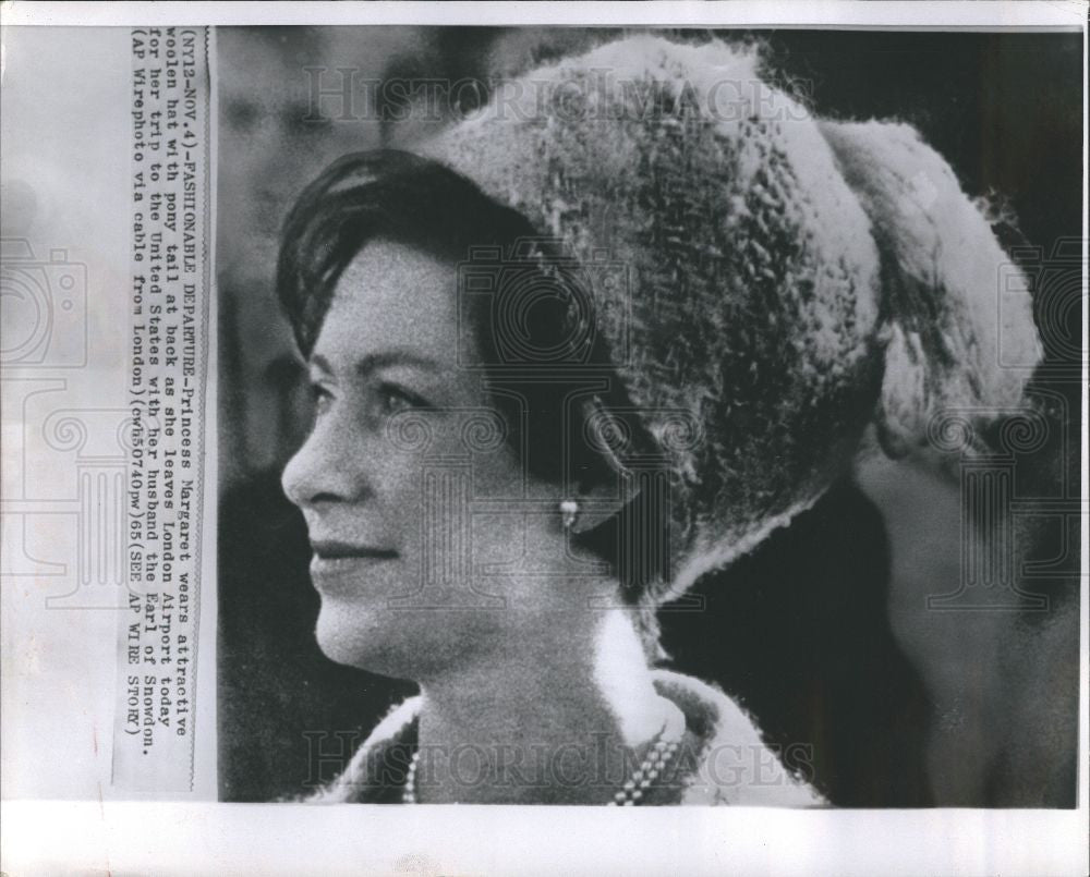 1965 Press Photo Princess Margaret British royal UK - Historic Images