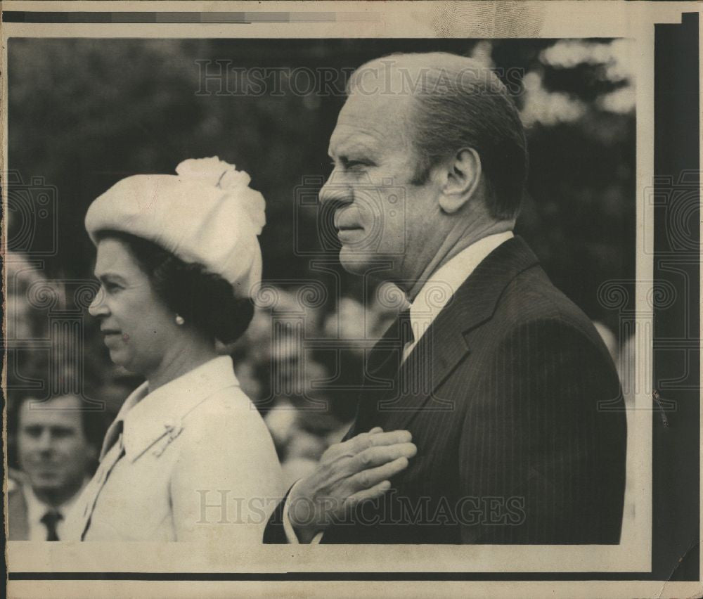 1977 Press Photo Queen Elizabeth II - Historic Images