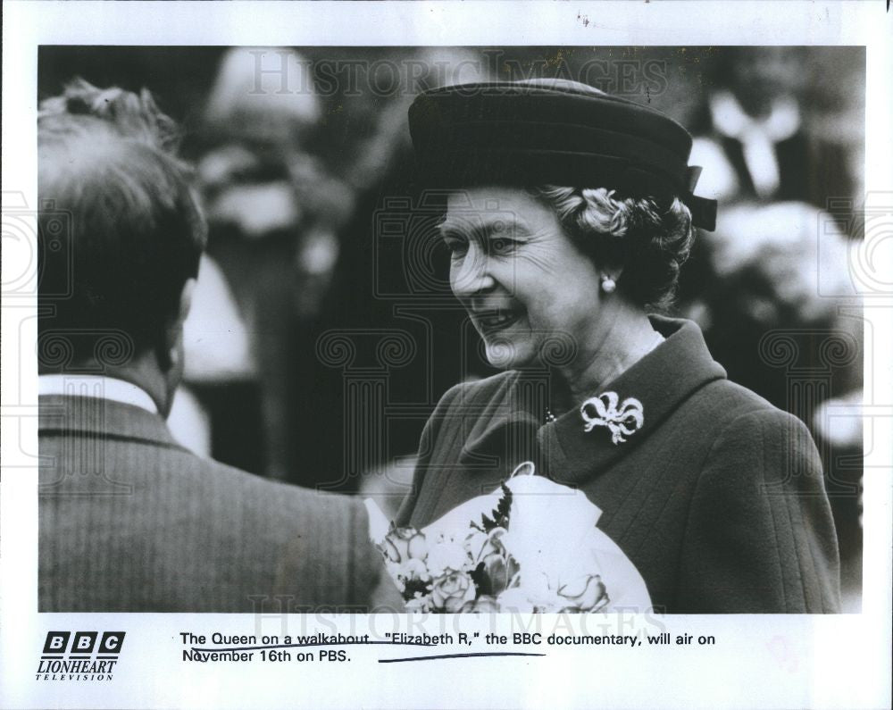 Press Photo BBC television drama &quot;Elizabeth R&quot; - Historic Images