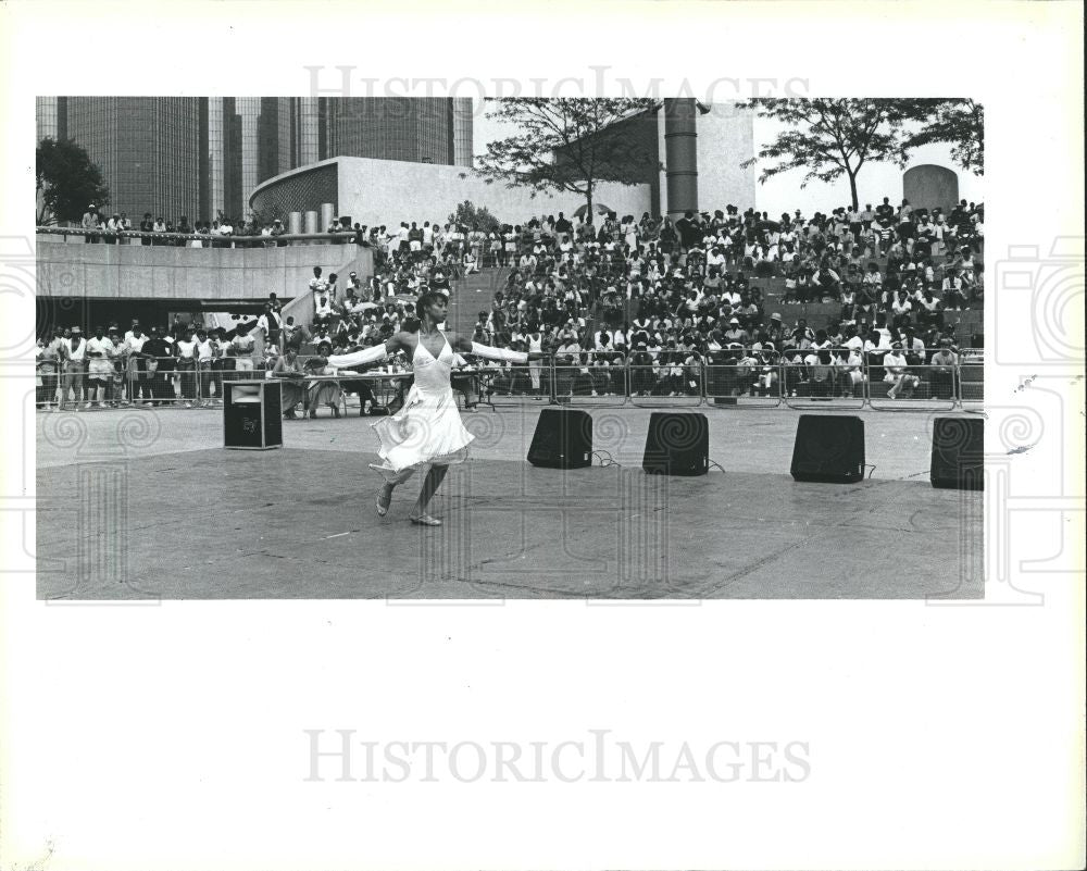 1985 Press Photo Afro-American Festival Jennifer Reeves - Historic Images