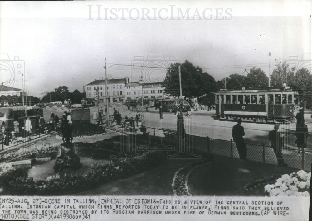 1941 Press Photo Tallinn Estonia German besiegers - Historic Images