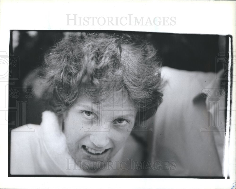 1989 Press Photo Kristen Grauman, burn victim - Historic Images