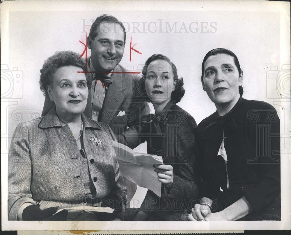 1953 Press Photo Ben Grauer actor - Historic Images