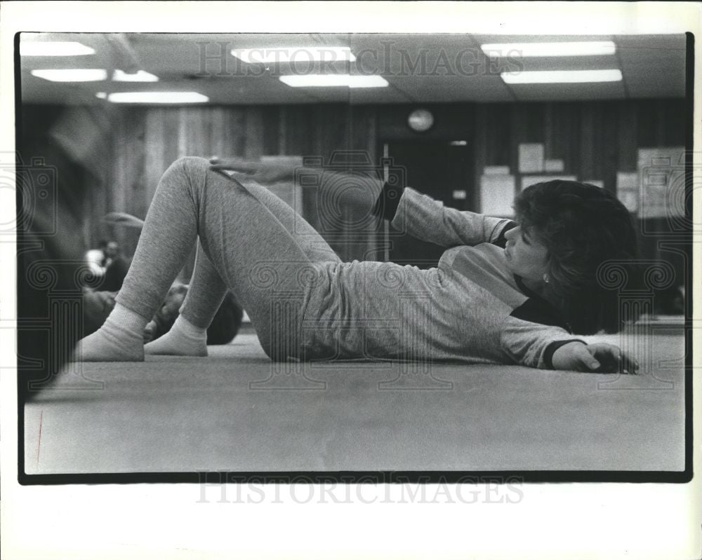 1985 Press Photo Exercise Physical Fitness - Historic Images