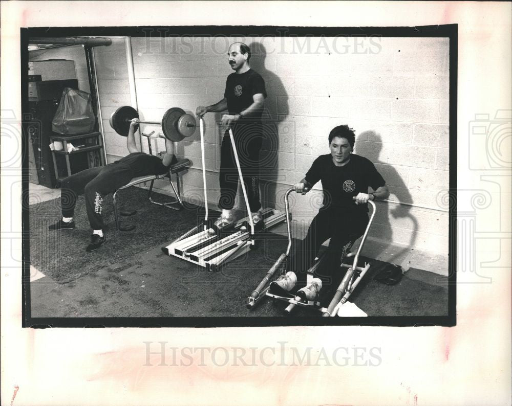 1989 Press Photo Physical exercise physical fitness - Historic Images