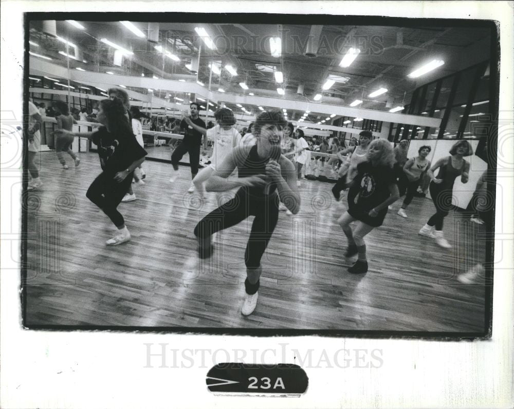 1990 Press Photo Devra Wagner The Workout Co. Exercise - Historic Images