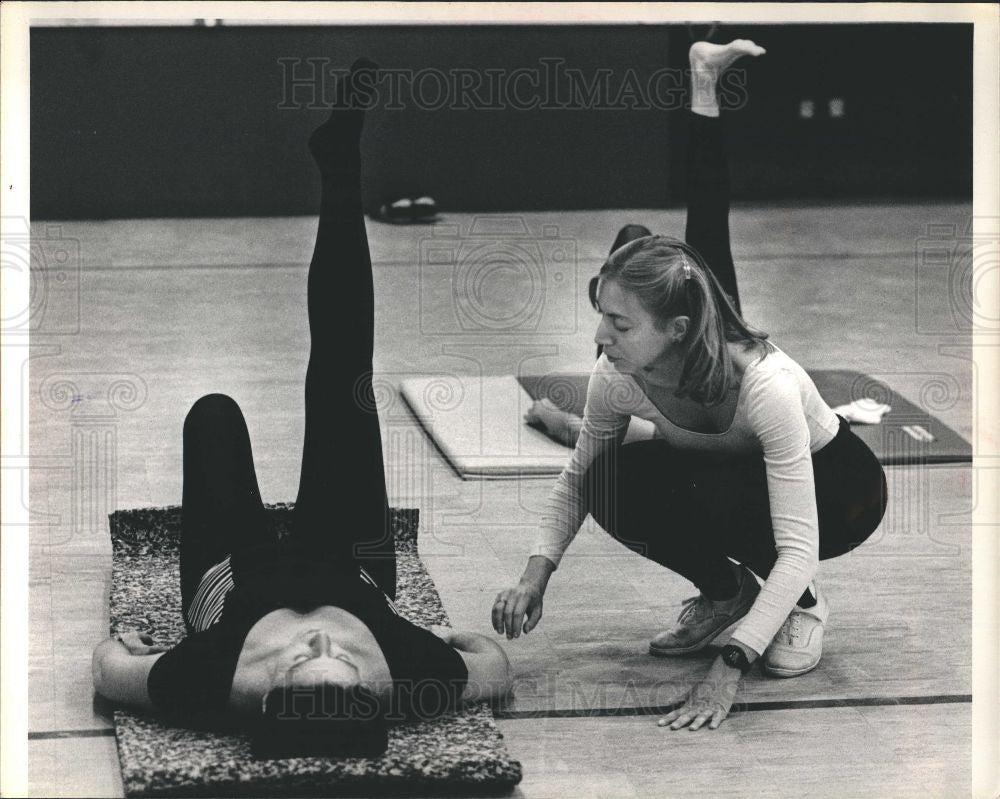 1983 Press Photo Michelle Levine Pilates Method Body - Historic Images