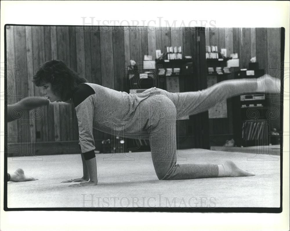 1985 Press Photo exercise workout - Historic Images