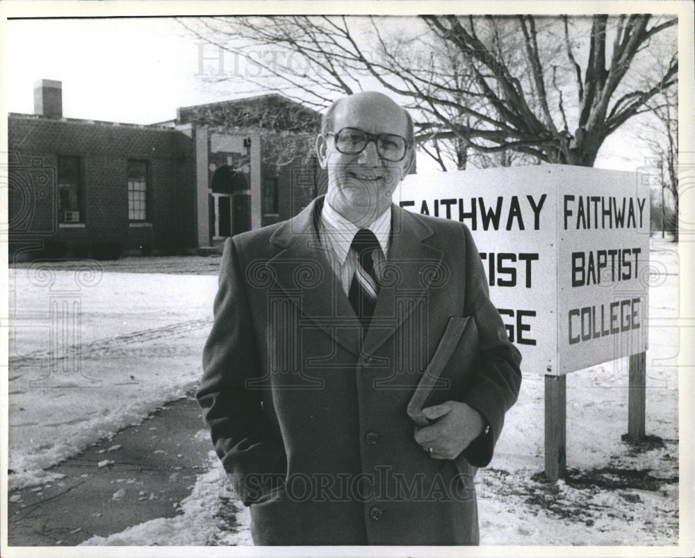 1980 Press Photo James Phillips Faithway Baptist - Historic Images
