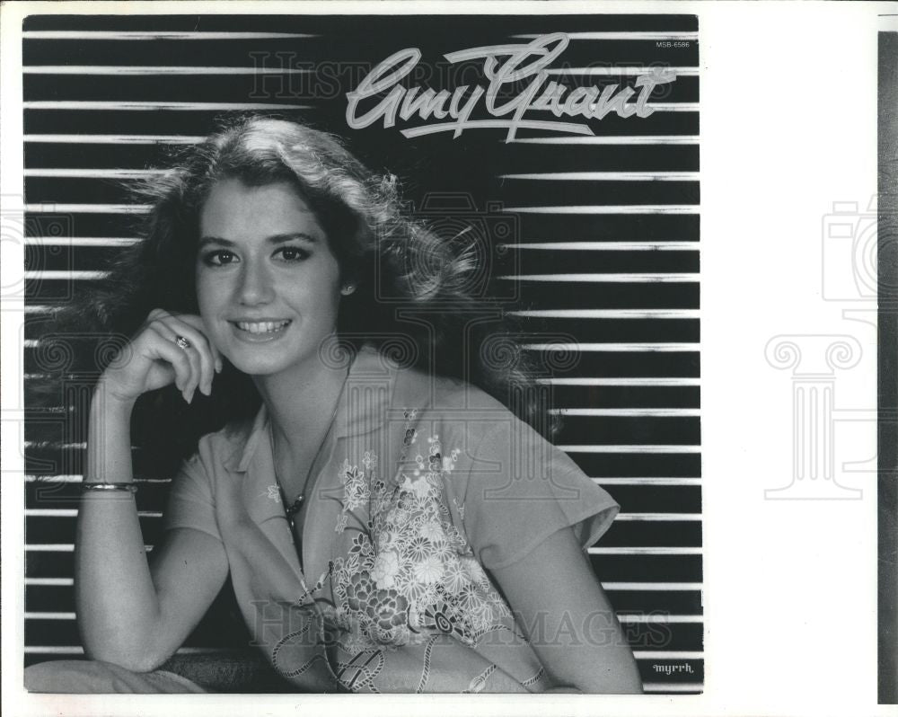 1981 Press Photo Amy Grant Christian Artist - Historic Images