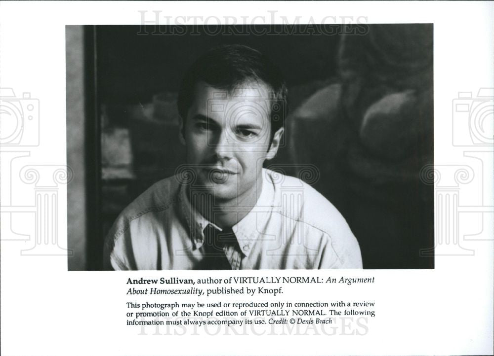 Andrew Sullivan Rockefeller 1995 Press Photo Andrew Sullivan - Author - Historic Images