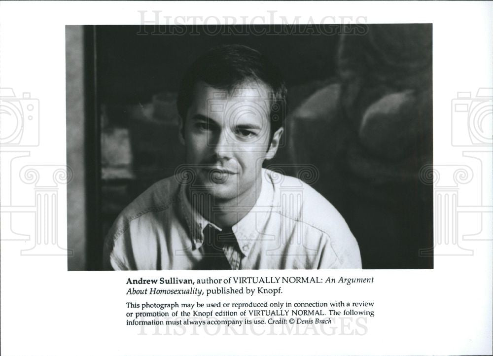 1995 Press Photo Andrew Sullivan - Author - Historic Images