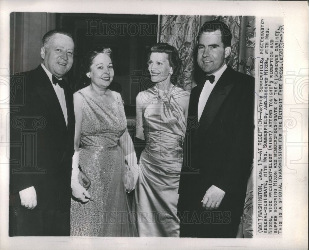 1956 Press Photo Richard Nixon - Historic Images