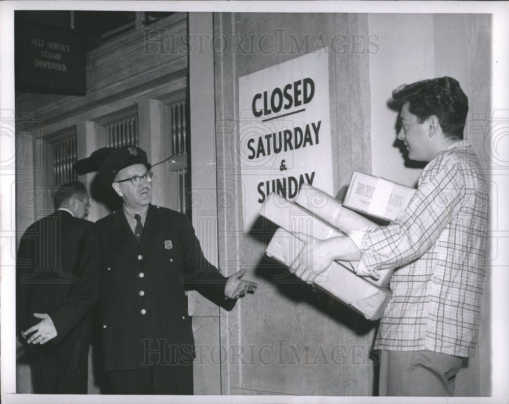 Press Photo Arthur Summerfield Politician - Historic Images