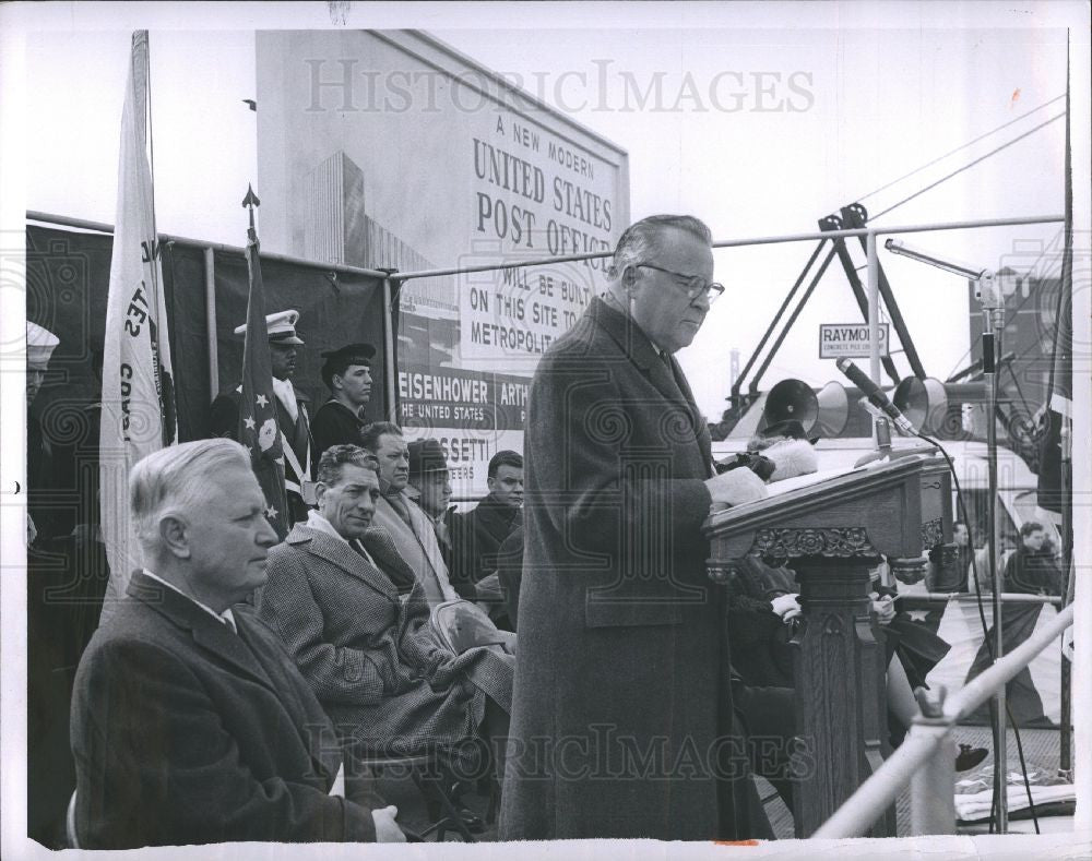 1959 Press Photo Arthur Summerfield Politician - Historic Images