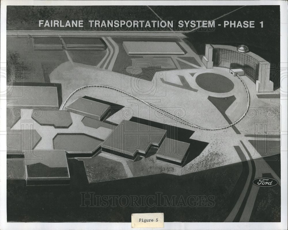 Press Photo Fairlane Transportation System Phase 1 - Historic Images