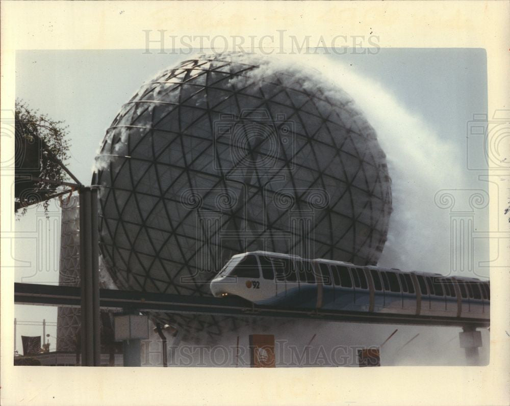 1992 Press Photo Bioclimatic Sphere Expo 92 Seville - Historic Images