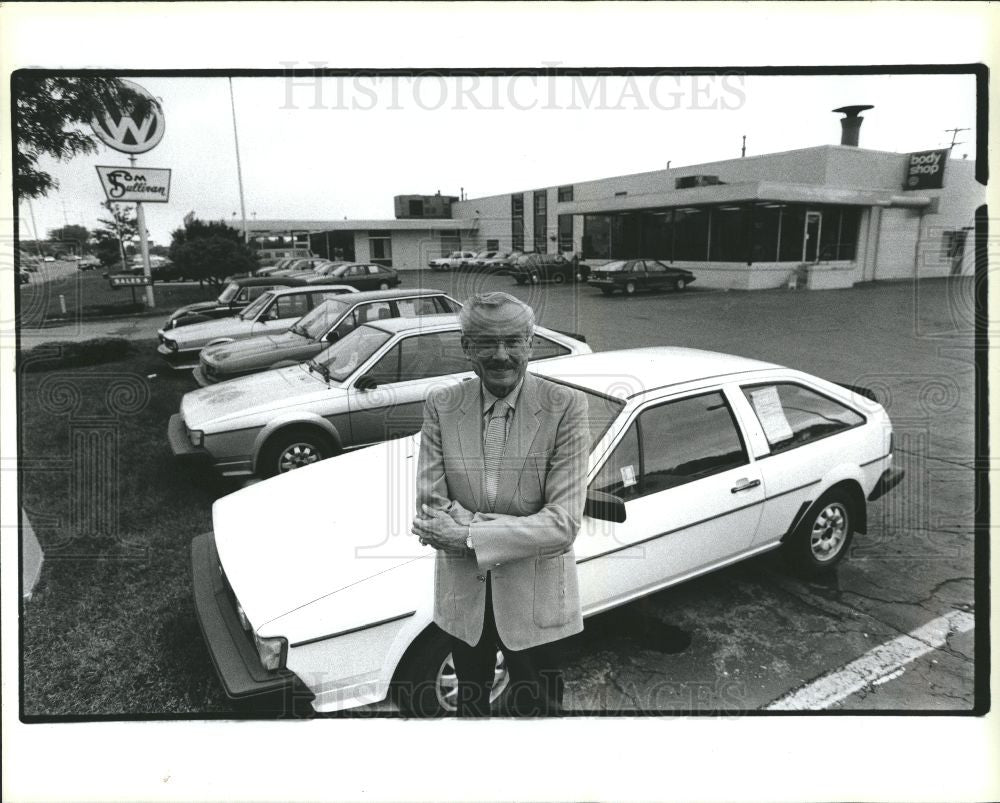 1986 Press Photo Tom Sullivan Volkswagen Southfield - Historic Images