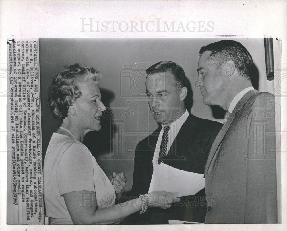 1967 Press Photo Rep. Leonor K. Sullivan, Chairman - Historic Images