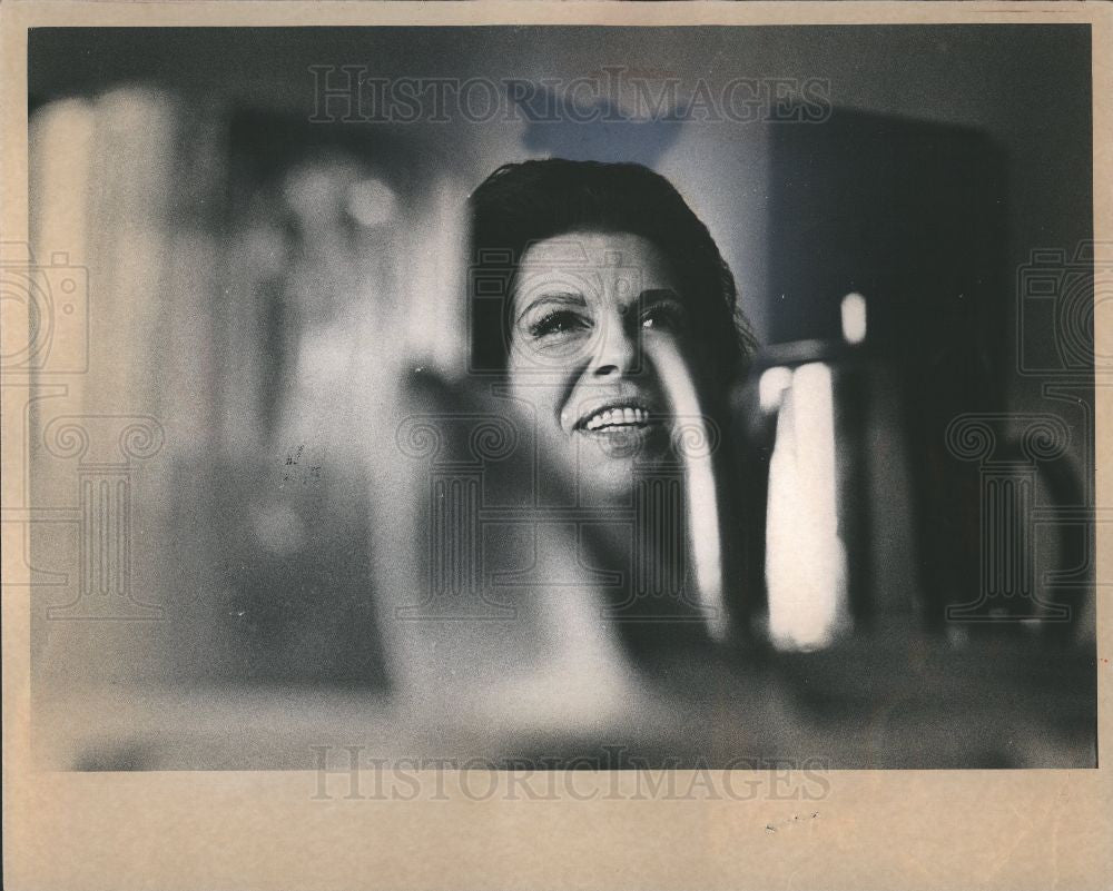 1970 Press Photo Jacqueline Susann Actress - Historic Images