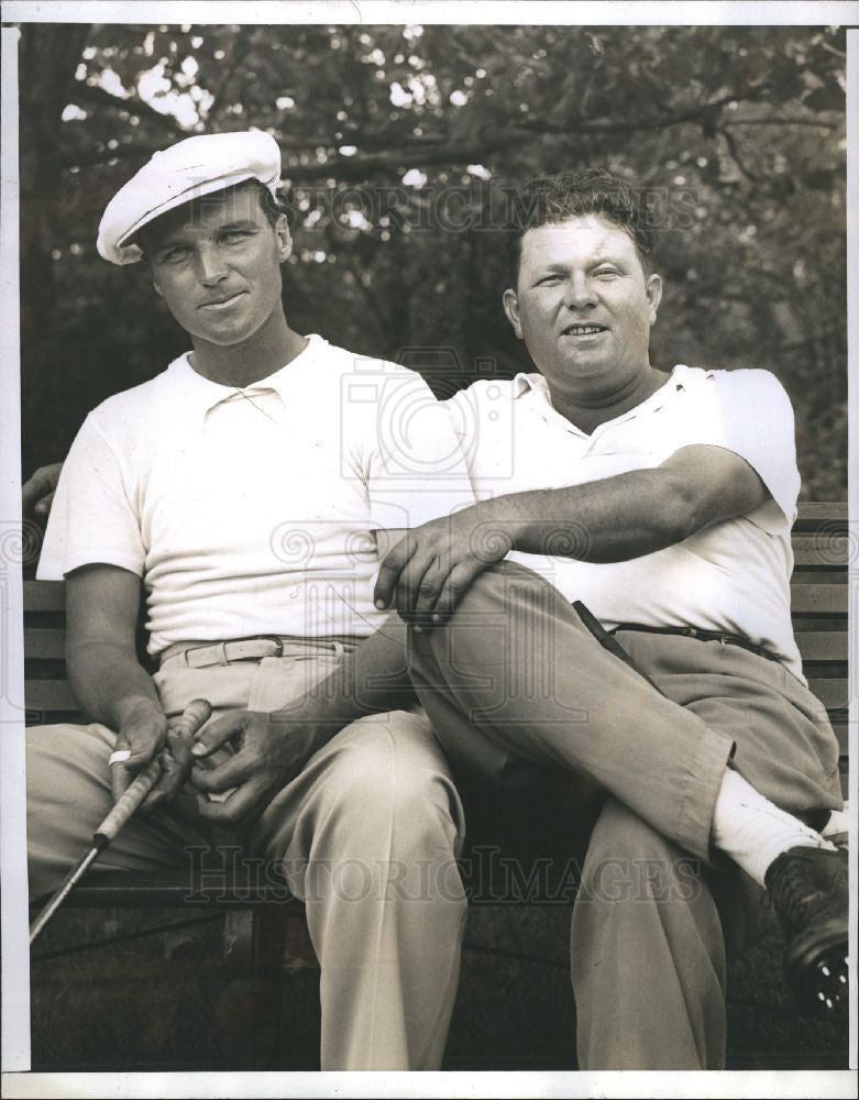 1942 Press Photo Marvin Stahl golf michigan sport - Historic Images