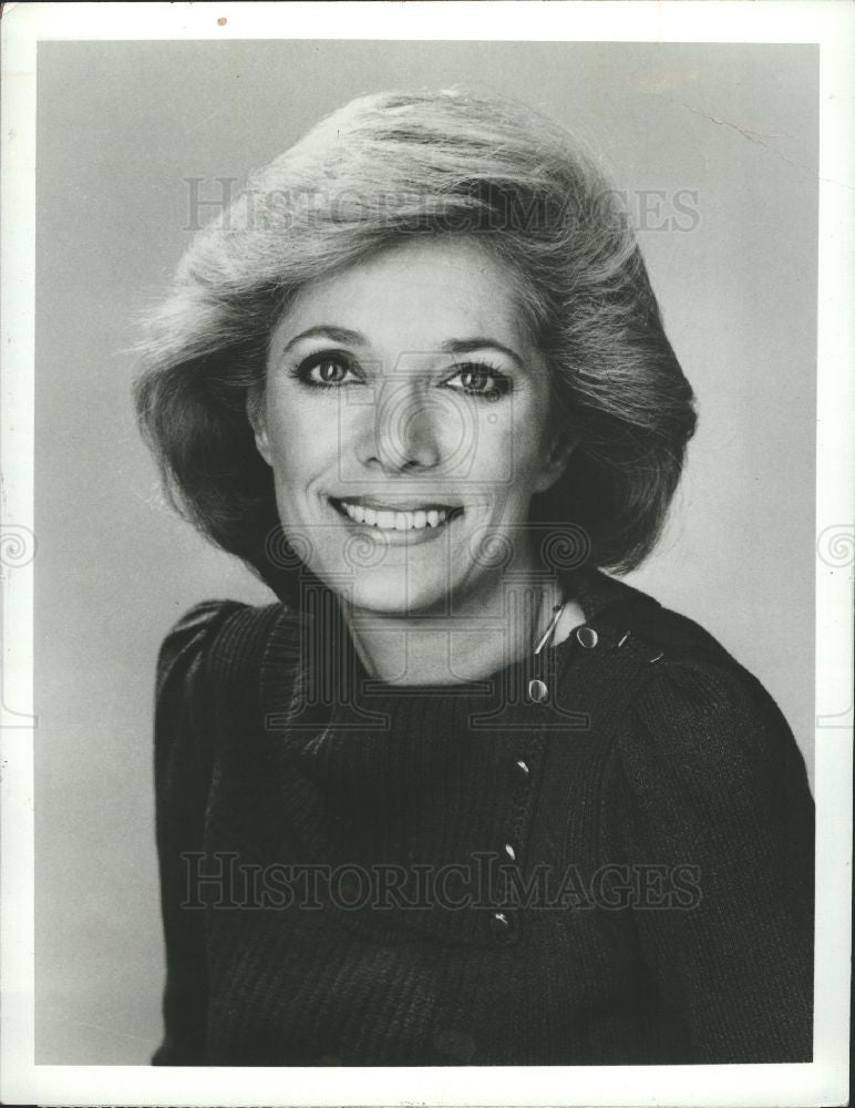 1985 Press Photo Lesley Stahl, TV journalist - Historic Images