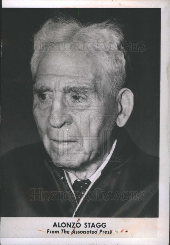 1959 Press Photo Amos Alonzo Stagg American athlete - Historic Images
