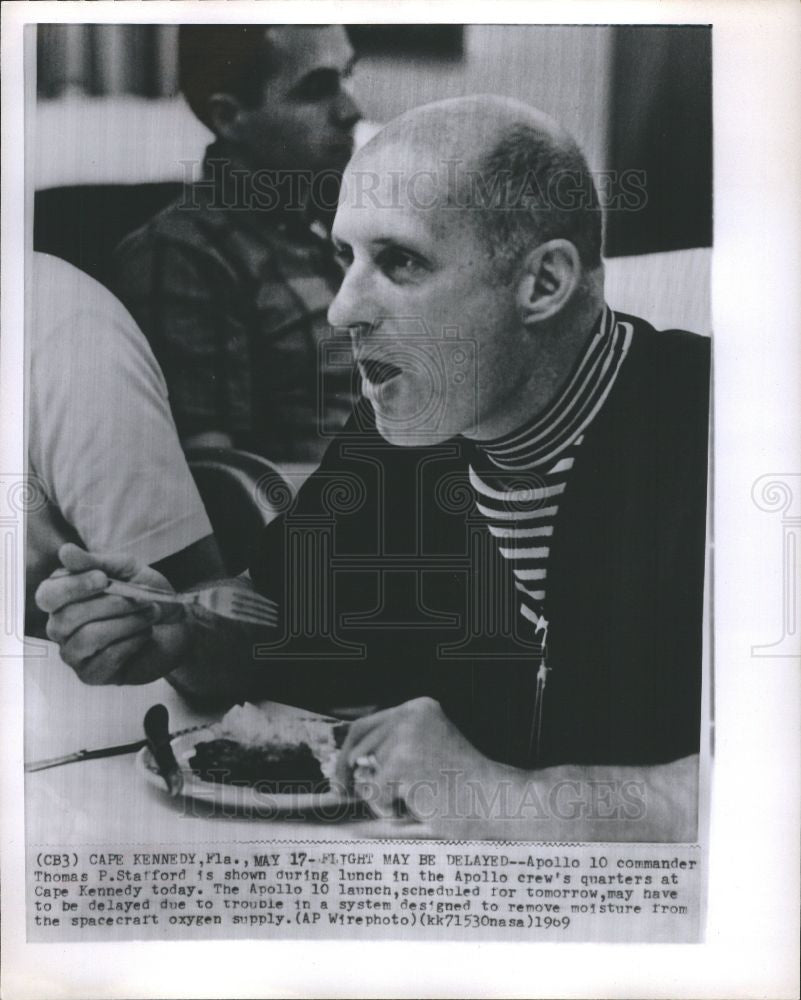 1969 Press Photo Thomas Stafford Apollo Commander - Historic Images